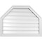 Ekena Millwork Octagonal Top Surface Mount PVC Gable Vent w/ 2"W x 1-1/2"P Brickmould Frame, 32"W x 24"H GVPOT32X2402SF - alternate 1